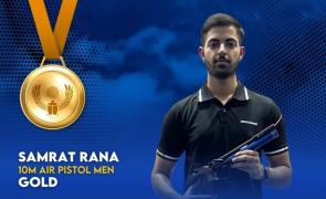 Golden debut! Samrat Rana shoots his way into history