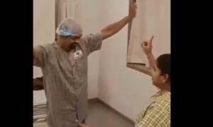 Kambli Dances To Chak De In Hospital