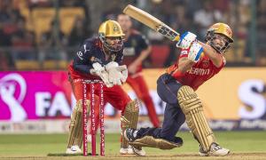 PIX: Punjab Kings crush RCB in rain-curtailed thriller