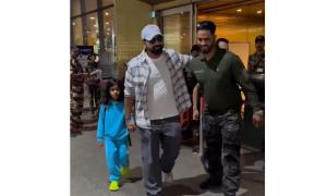 PIX: Rohit returns to India with fam, and a new ride!