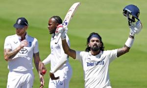 Day 3 PIX: India rally with Rahul ton, but England...