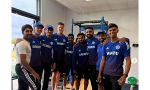 India players hit gym ahead of Manchester Test