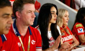 PIX: Subdued Preity watches Qualifier 2 