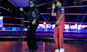 PIX: King Khan makes Kohli groove to his tunes