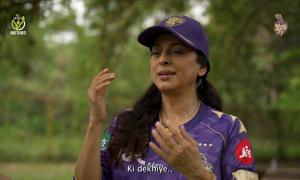 PIX: Juhi goes green with 'Runs to Roots' drive