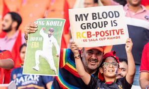 PIX: RCB, Kohli Fans Descend At Mullanpur