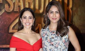 Nushrratt's Night Out With Mrunal