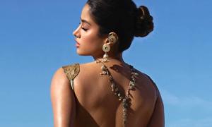 Janhvi In Traditional Indian Jewels At Cannes