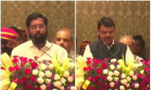 Shinde sworn in as Maha CM, Fadnavis is deputy CM