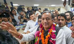 Kharge, Tharoor, Tripathi in Congress prez poll fray