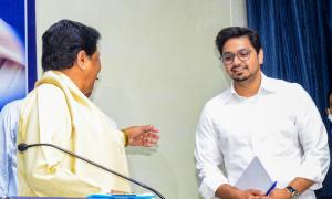 Mayawati sacks nephew from party post, as heir