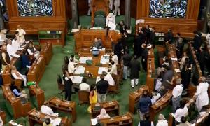 Oppn ruckus over Rahul's disqualification stalls Parl