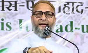 'Great hatred for word M': Owaisi on BJP's manifesto