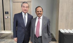 'Ready to work with India': Doval meets China FM Wang 