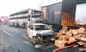 8 dead as LPG tanker crash triggers inferno in Jaipur