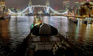 INS Tushil Arrives In London