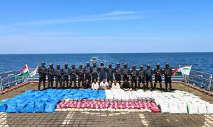 Record 3,300 kg of drugs seized off Gujarat coast  