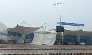 After Delhi, part of canopy at Rajkot airport collapses
