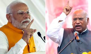 'B' in BJP stands for...: Kharge, Cong CMs slam Modi 