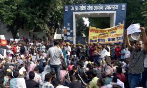 UP defers exams, but protests go on; 'miscreants' held