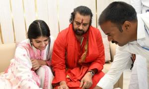 AP dy CM's daughter declares faith for Tirupati visit