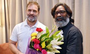 Cong-JMM announce seat deal, RJD 'disappointed'