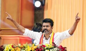 Vijay slams DMK in maiden public speech; flays NEET