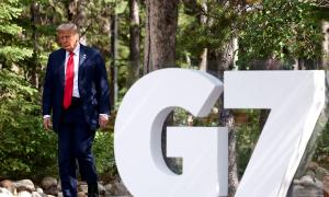Trump Arrives At G-7 Summit In Canada