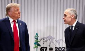 Who Is Trump Looking At So Haughtily?