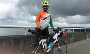 Indian Army officer guns for Paris cycling glory