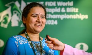 How Humpy balances time between chess and family