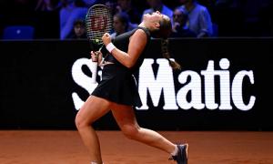 PIX: Ostapenko shocks World No 1 Sabalenka in final