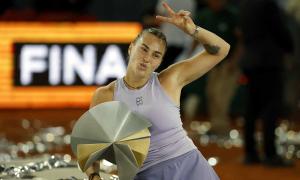 PIX: Sabalenka outplays Gauff to win Madrid Open