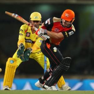 IPL PHOTOS: Warner, Dhawan star as Hyderabad stun Chennai