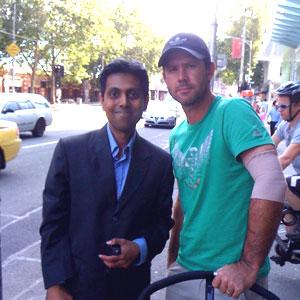 Spotted: Ricky Ponting in Melbourne