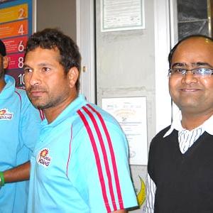 Spotted: Sachin Tendulkar in Johannesburg