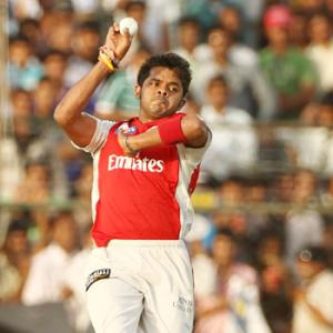 Sreesanth fined for showing dissent