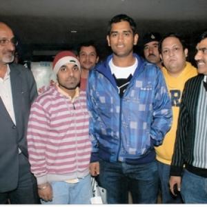 Spotted: M S Dhoni in Chandigarh