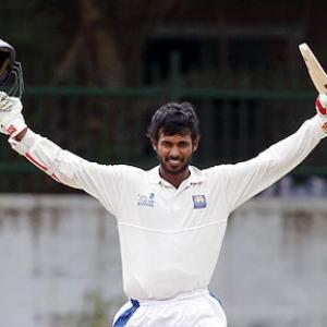Lankan batsmen thrive against weak Indian attack
