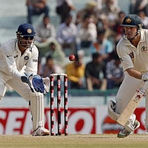 Images: India v Australia, Mohali Test, Day 4