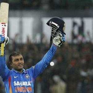 Sehwag creates history with 219 as India clinch ODI series