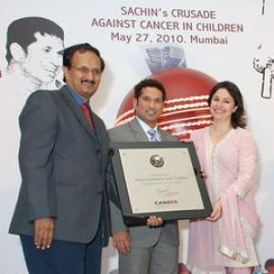 Support Sachin's crusade against cancer in kids