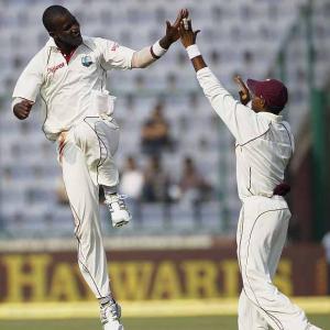 Images: West Indies turn the heat on India