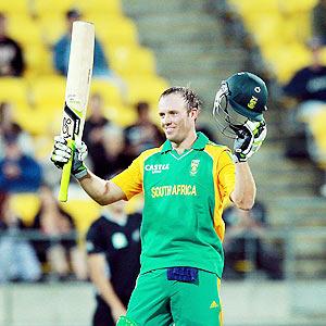 De villiers century guides South Africa to win