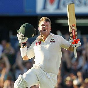 Warner races to hundred after India fold for 161