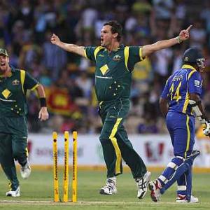 PHOTOS: McKay five-for steers Aussies to tri-series win