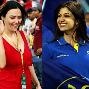 Shilpa Shetty's Rajasthan vs Preity Zinta's Kings XI