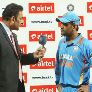 Dhoni credits young bowlers for 'perfect script'