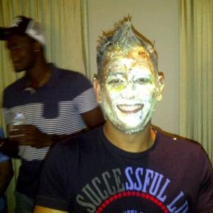 PIX: Windies players add colour to Dhoni's birthday party