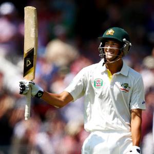 Ashes PHOTOS: Agar breaks Test record score for number 11